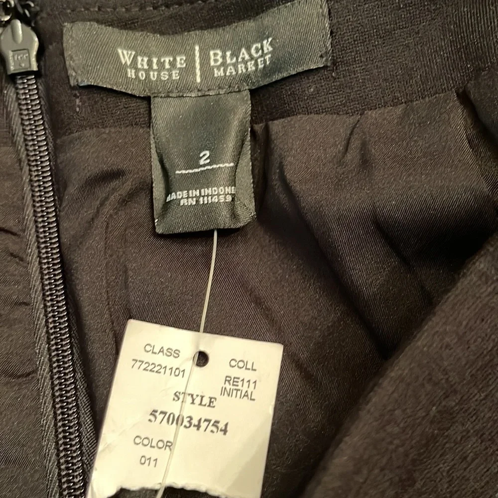 WHBM COLOR BLOCK PENCIL SKIRT - Picture 6 of 7